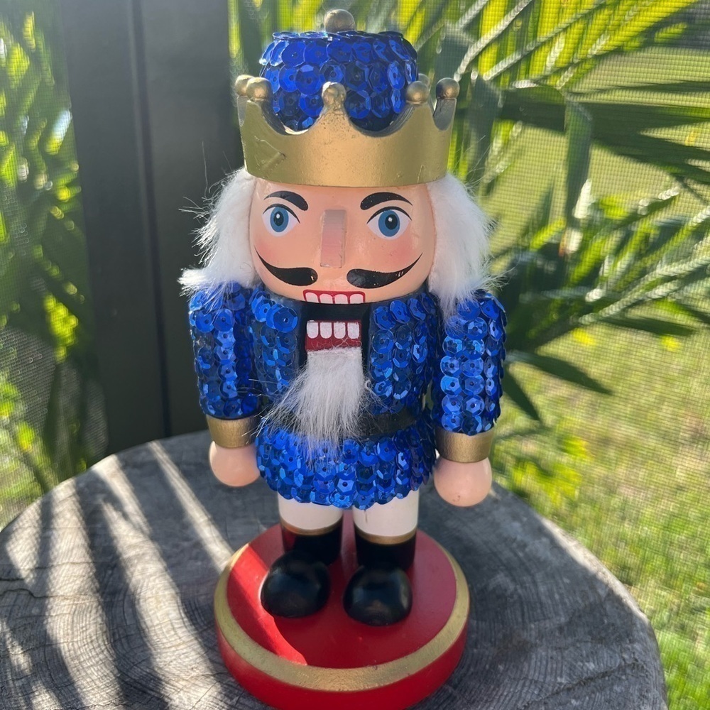 Sequined Nutcracker-Blue - Picture 2 of 8